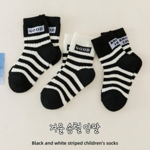 Толстые зимние хлопковые носки, 3 пар