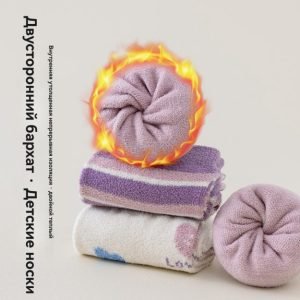 Толстые зимние хлопковые носки, 3 пар