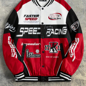 Мотоциклетная куртка-гонщик, весенне-летняя, в стиле бейсболки