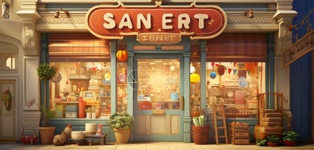 Магазин товаров первой необходимости Blueprint