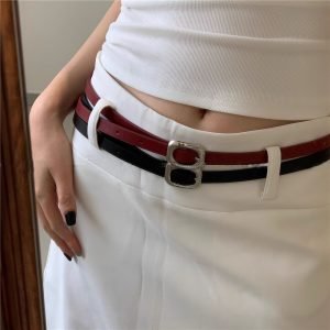 Элегантный тонкий женский пояс