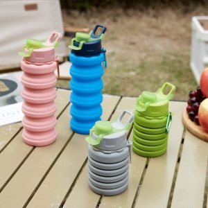 Силиконовый складной стакан