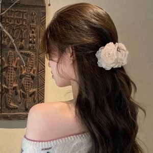 французская нежная заколка