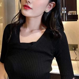 Серьги с глазом кошки в форме лепестков