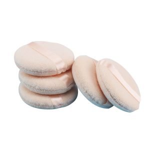 Круглённый пудровой аппликатор круглой формы