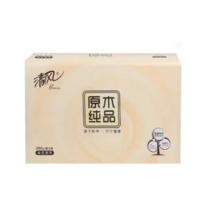 Туалетная бумага Qingfeng log pure product 1 слой, 200 листов в упаковке*1*20, 225*230 (единица измерения: упаковка)