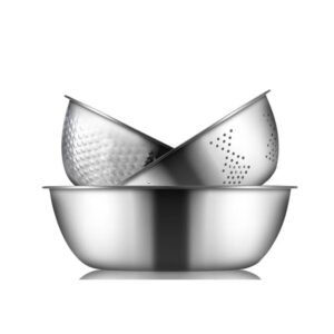 Материал: Высококачественная решетка для раковины из нержавеющей стали 304 Olin, 24 см, комплект из 2 частей