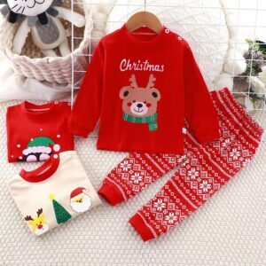 春秋季儿童纯棉内衣套装