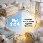 Магазин хлопковых текстилей для дома