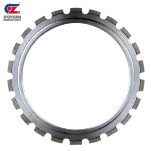 алмазная кольцевая пила с упорядоченным расположением алмазов
