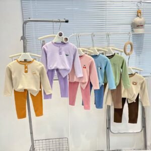 Детский зимний костюм для сна / Домашний комплект (осень-зима)