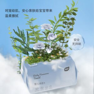 Детские полотенца Zhihu "Мяу", 60 шт. в упаковке, размер 150x200 мм FJ015
