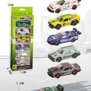 Металлическая машинка масштаба 1:64 на инерции