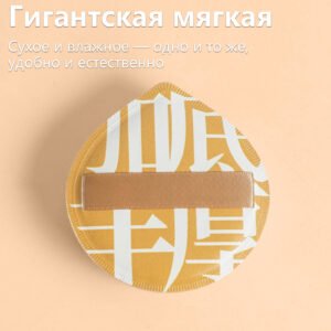 Воздушная подушка из сахарной ваты, пудреница из порошка, сухая и влажная, двухцелевая, без пудры